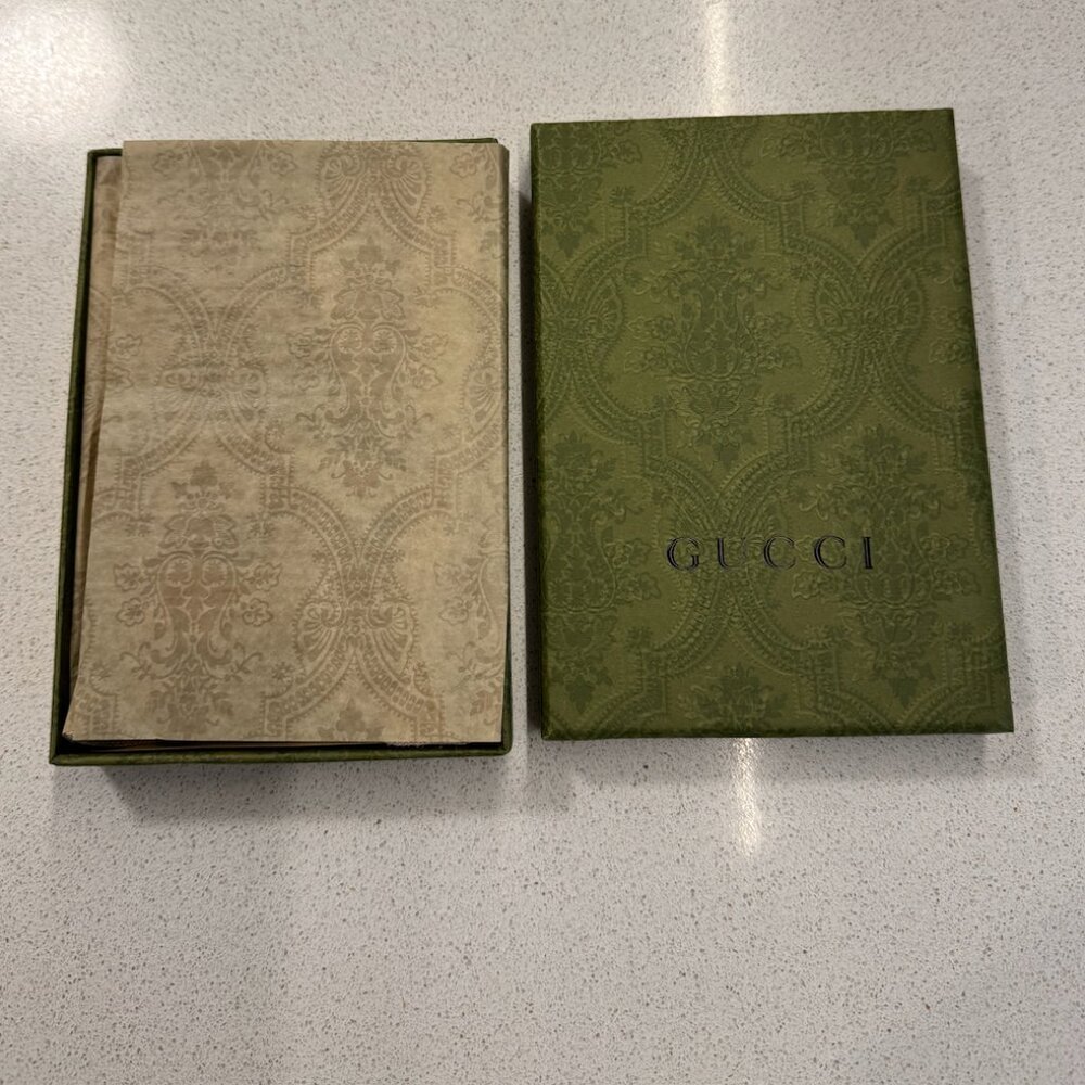 Gucci Wallet Gift Box + Dust Bag